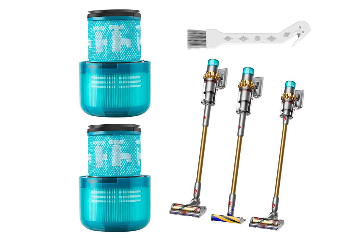 3Pack Vacuum Filters Replacement Parts Compatible with Dyson V15 Detect Vacuum V1263-JX-6671