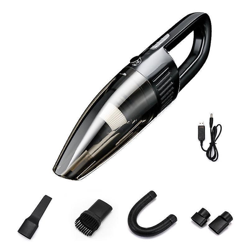 Cordless Handheld Car Vacuum Cleaner 10000Pa Strong Suction USB Rechargeable - White V1263-JX-6673-2