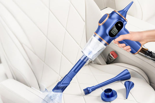 Car Vacuum Portable Cordless 2 in 1 Vacuum Cleaner Air Duster Handheld Vacuum Cordless with 3000mAh Battery - V1263-JX-6674-1