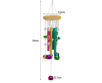 Colorful Fish Wind Chime-Multicolor V1263-JX-668