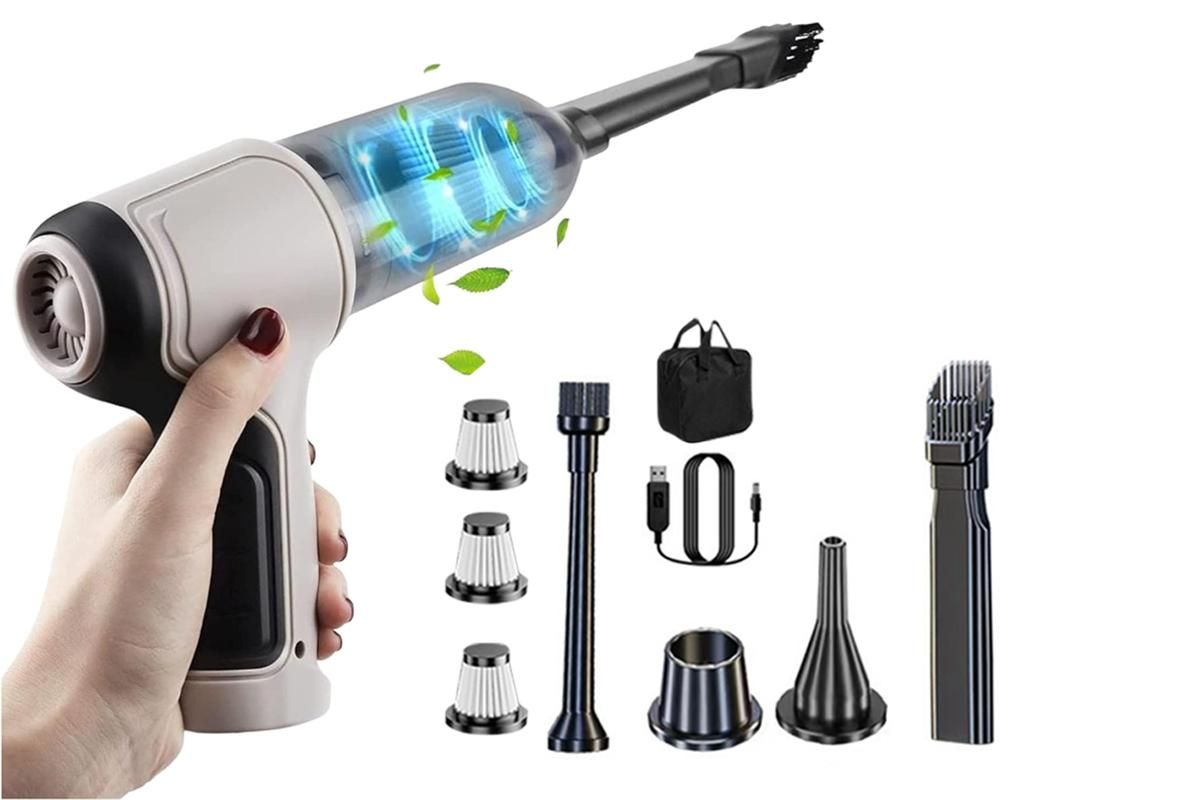 Portable Cordless Rechargeable Car Vacuum Cleaner Handheld Vacuum for Car Home V1263-JX-6682