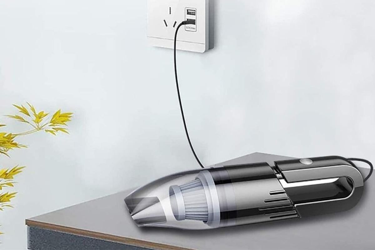 Handheld Car Vacuum Cleaner 4500Pa Vacuum Cleaner and Air Duster for Car Home Office V1263-JX-6683