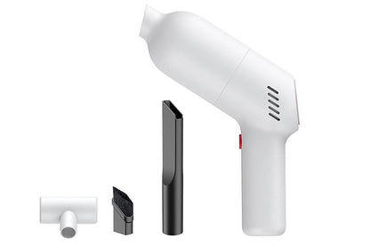 Handheld Car Vacuum Cleaner 9000Pa Rechargeable Portable Cordless Duster - White V1263-JX-6685-2