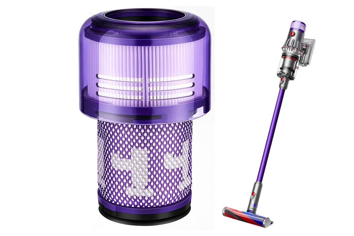 Replacement Filter for Dyson V12 Vacuum High-Efficiency Dust Filter V1263-JX-6686