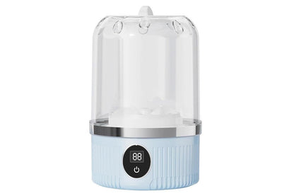 Portable Mini Washing Machine Rechargeable Small Clothes Washer for Travel Use - Blue V1263-JX-6694-2