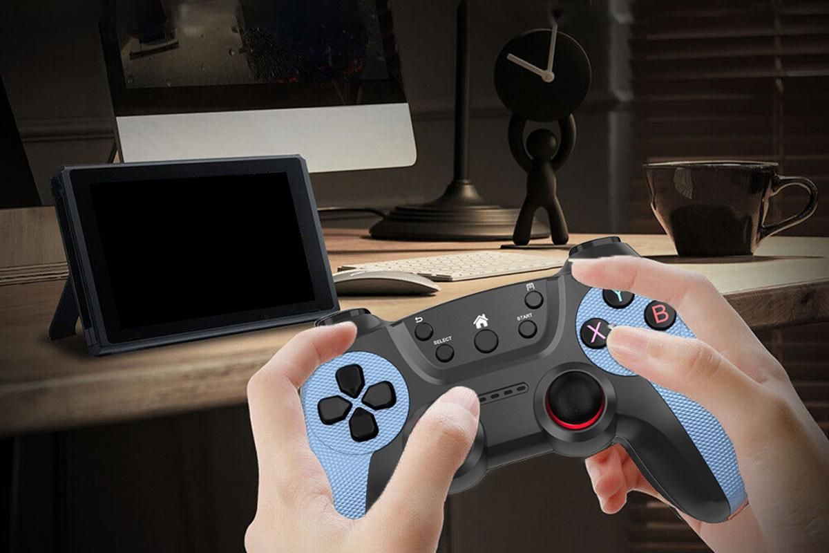 2.4G Wireless Controller for Android Mobile Phones PC PS3 -Blue V1263-JX-6697-1