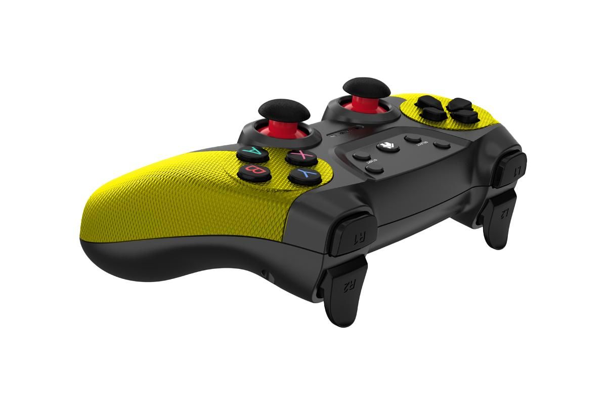 2.4G Wireless Controller for Android Mobile Phones PC PS3 -Yellow V1263-JX-6697-5