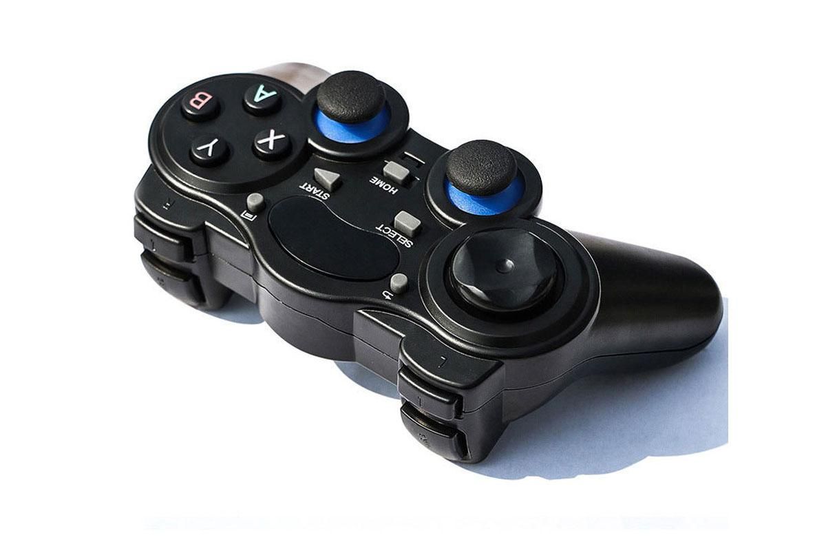 Wireless Gaming Controller for Android TV Box PC 2.4GHz Gamepad Joystick - Black V1263-JX-6698-1