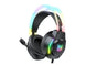 Gaming Headset with Mic Over Ear Headphone Lightweight Headphones with RGB Frame Gaming Headphones -Black V1263-JX-6700-1