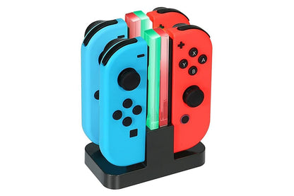 Joy-Con 4-Controller Charging Stand Dock Charger for Nintendo Switch Console V1263-JX-6701