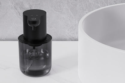 400ml Automatic Foaming Soap Dispenser 4 Level Touchless Foam Soap Dispenser -Black V1263-JX-6713-1