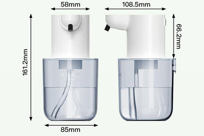 400ml Automatic Foaming Soap Dispenser 4 Level Touchless Foam Soap Dispenser -White V1263-JX-6713-2