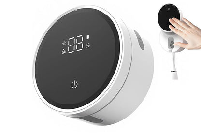 Wall Mounted Toothbrush Holder Electric Tooth Brush Cleaner with Auto Inductive for Bathroom V1263-JX-6714