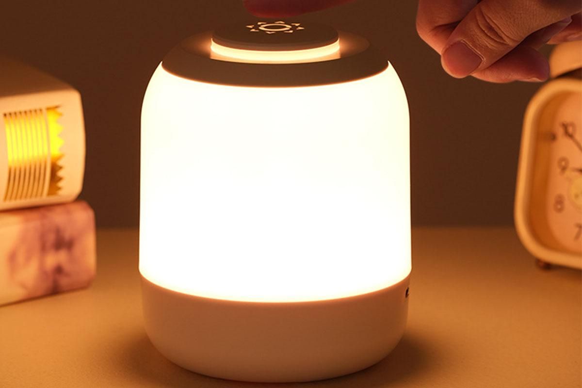Night Light Dimmable Touch Lamp for Bedroom Room Touch Portable Table Bedside Lamp V1263-JX-6716