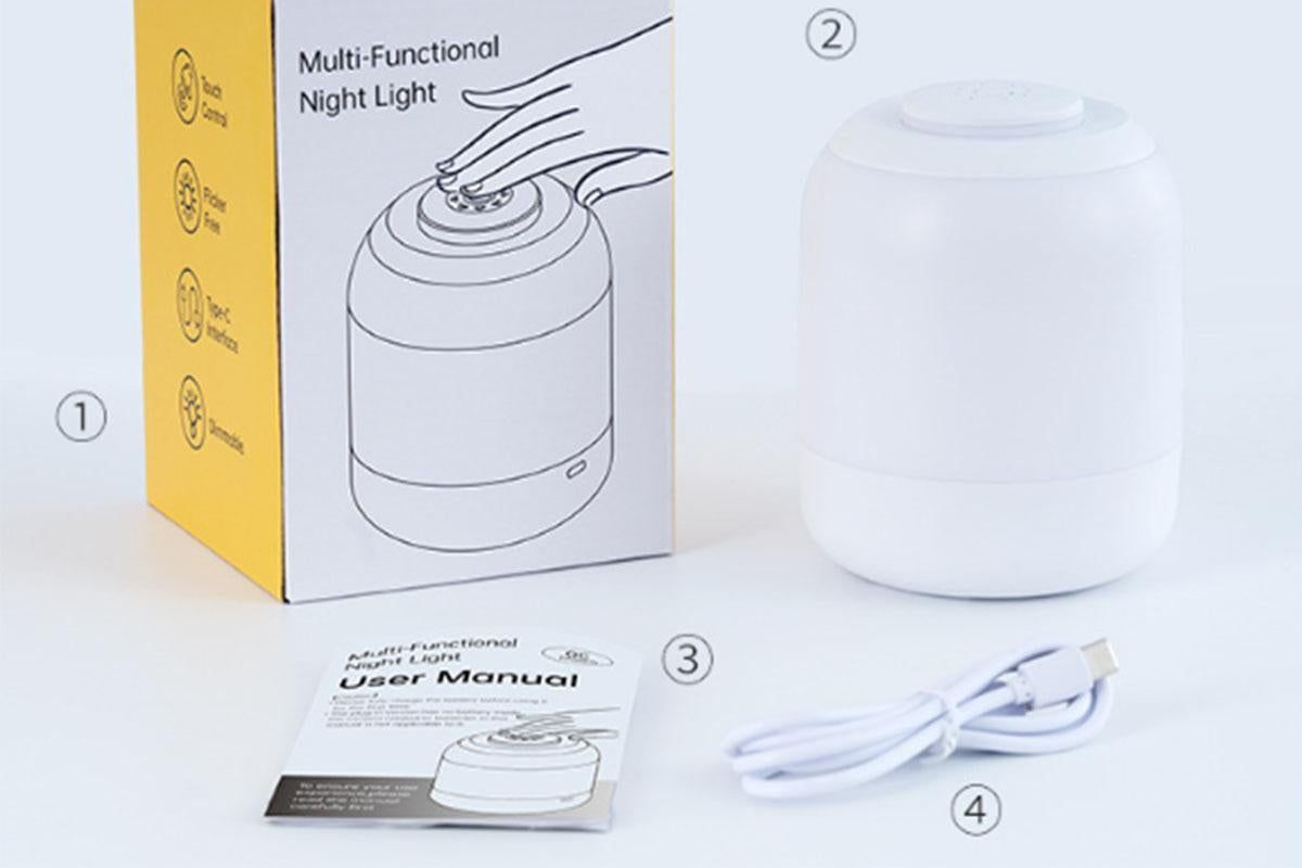 Night Light Dimmable Touch Lamp for Bedroom Room Touch Portable Table Bedside Lamp V1263-JX-6716