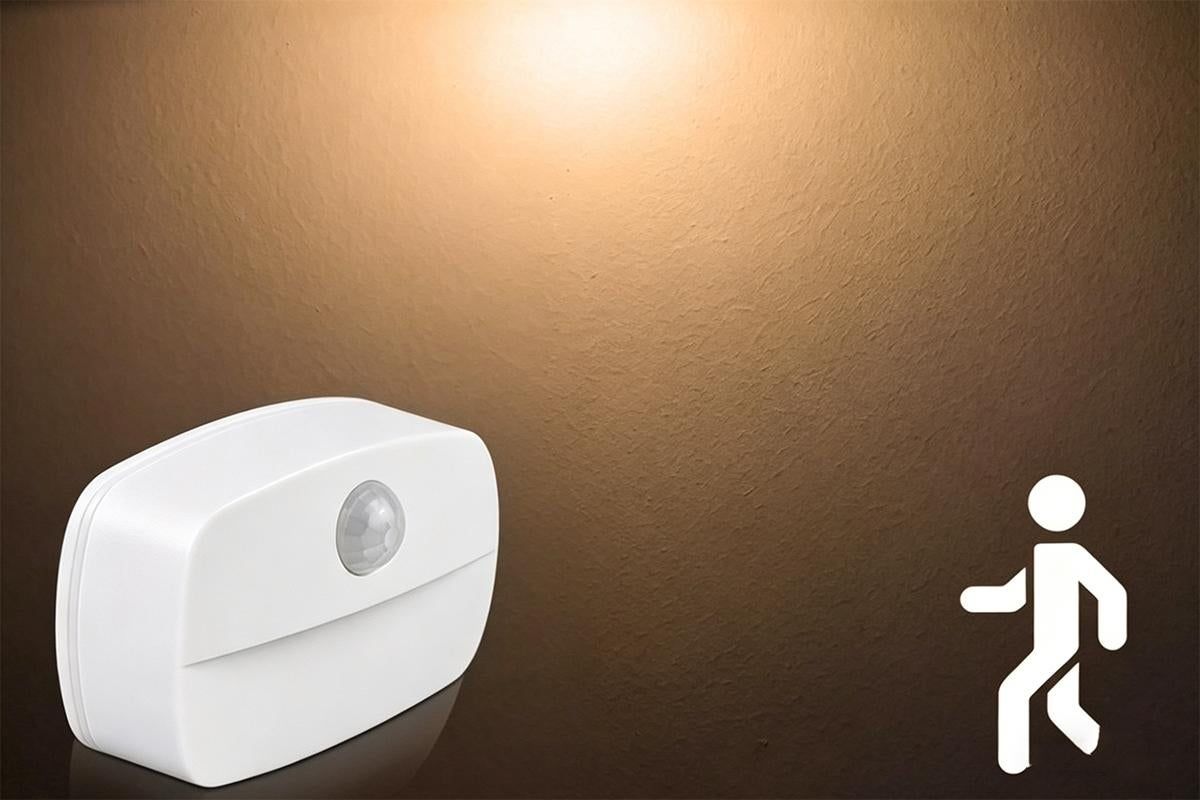 2PCS LED Motion Sensor Night Light Battery Powered Closet Stair Light V1263-JX-6719