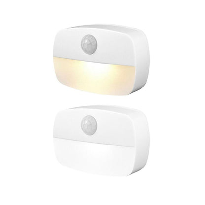 2PCS LED Motion Sensor Night Light Battery Powered Closet Stair Light V1263-JX-6719