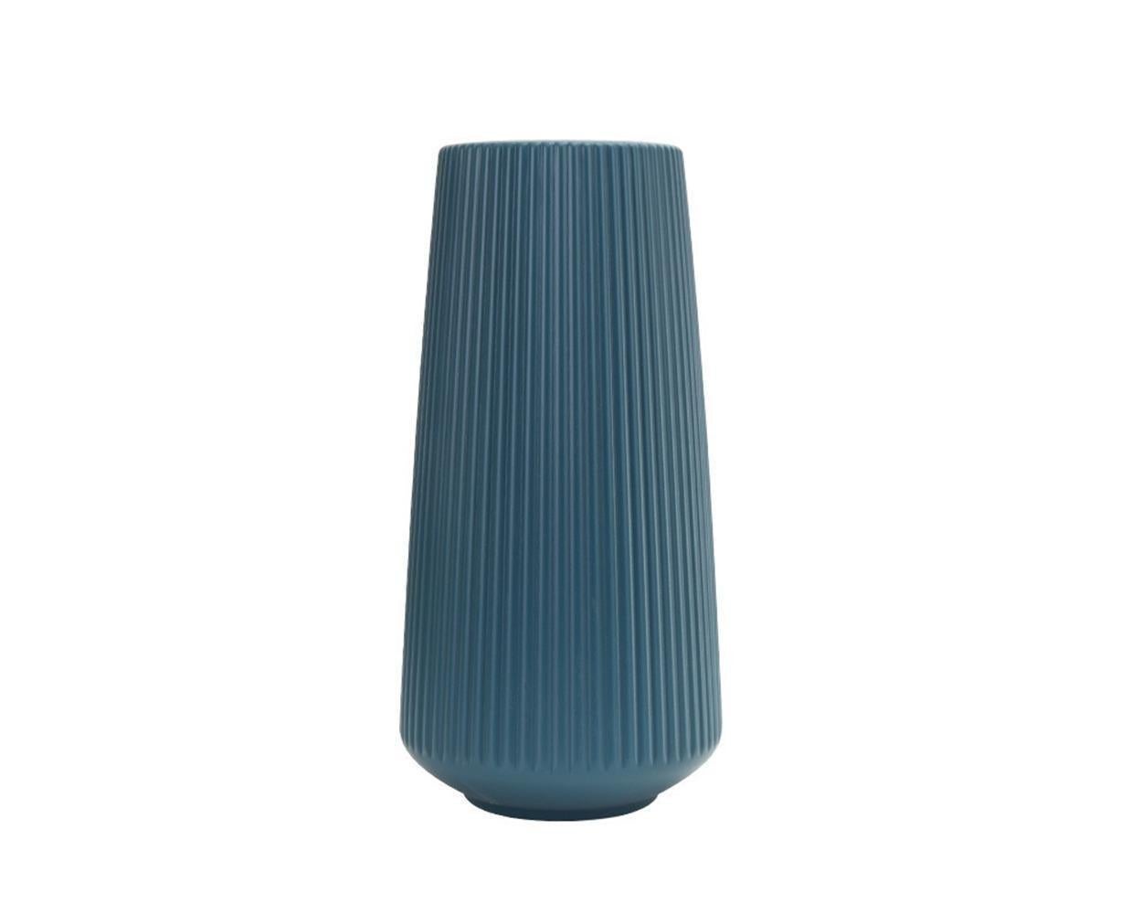 Plastic Nordic Style Vase Dried Flower Arrangement Pot Holder Home Office Decor-Blue V1263-JX-672