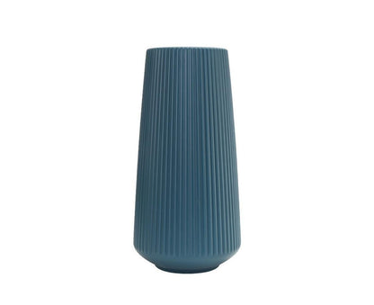 Plastic Nordic Style Vase Dried Flower Arrangement Pot Holder Home Office Decor-Blue V1263-JX-672