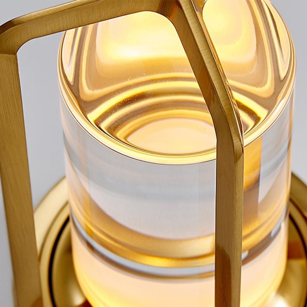 Table Lamp Rechargeable with Touch Dimmer for Bedroom - Gold V1263-JX-6735-2