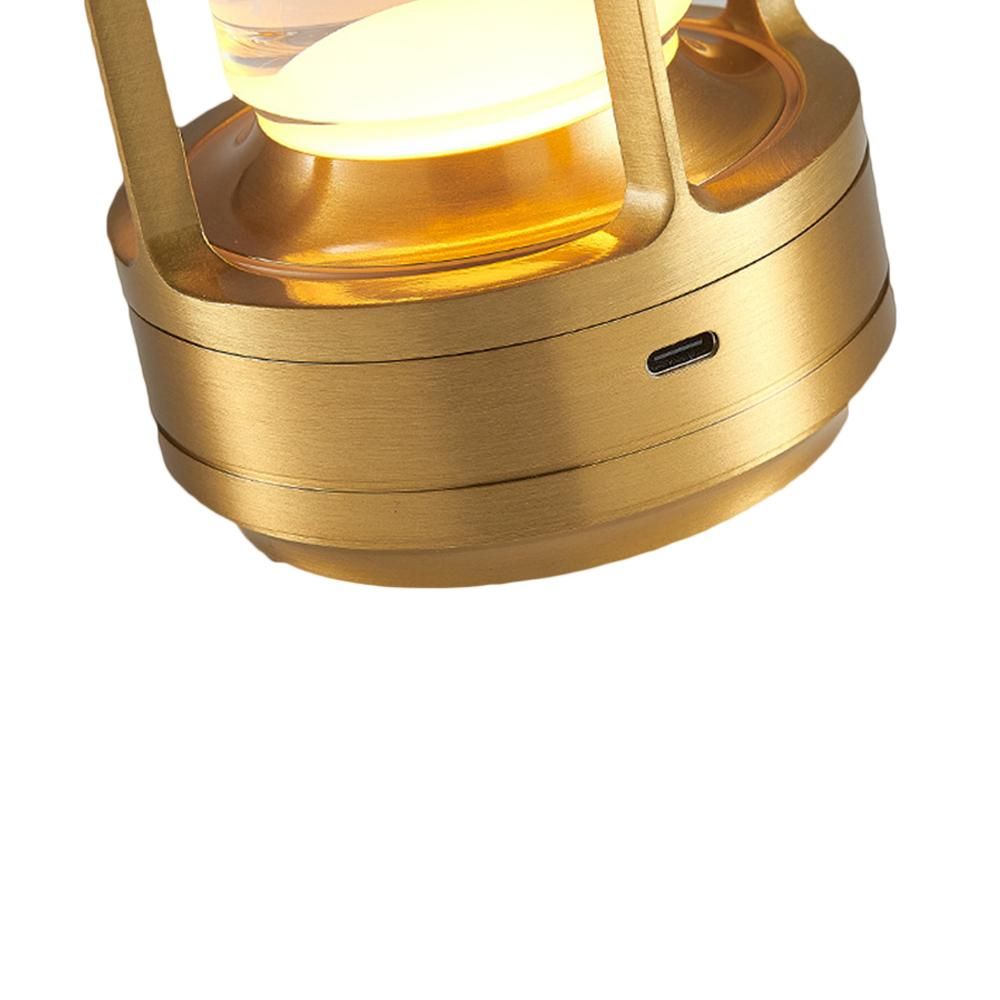 Table Lamp Rechargeable with Touch Dimmer for Bedroom - Gold V1263-JX-6735-2