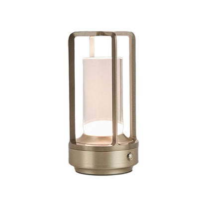 Table Lamp Rechargeable with Touch Dimmer for Bedroom - Silver V1263-JX-6735-3