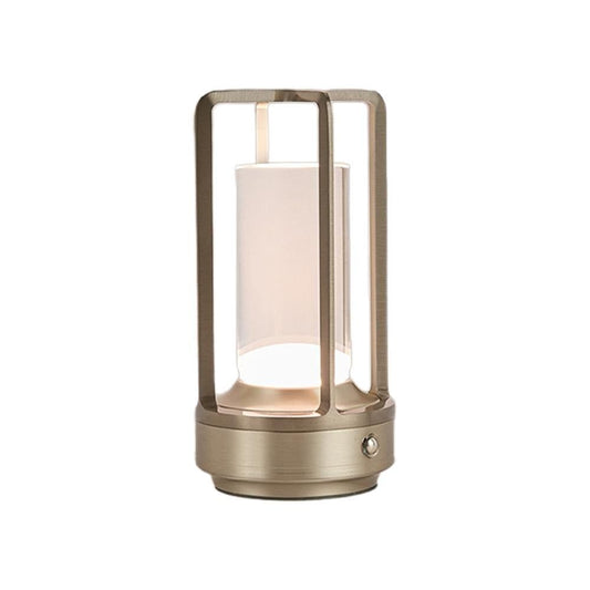 Table Lamp Rechargeable with Touch Dimmer for Bedroom - Silver V1263-JX-6735-3