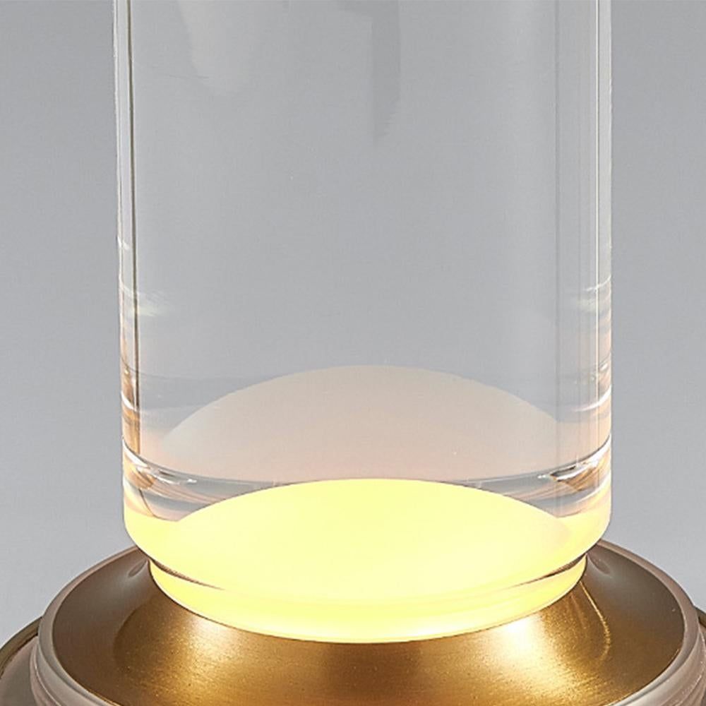 Table Lamp Rechargeable with Touch Dimmer for Bedroom - Silver V1263-JX-6735-3