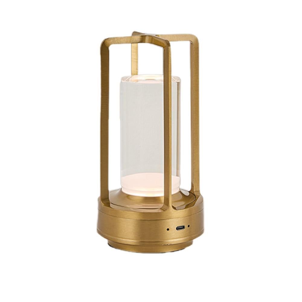 Table Lamp Rechargeable with Touch Dimmer for Bedroom - Silver V1263-JX-6735-3