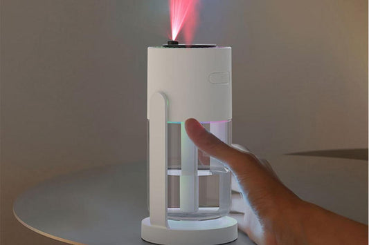 Humidifiers Star Projector with Timer Colorful Lighting Design for Adults Bedroom Decoration - White V1263-JX-6739-1