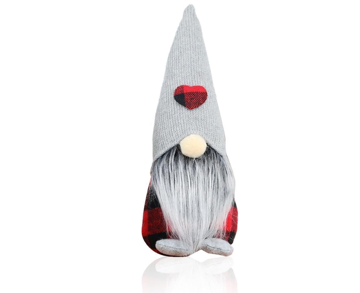 Christmas Ornaments Gnome Faceless Santa Doll Window Tabletop Decoration Gift-L V1263-JX-674
