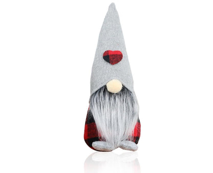 Christmas Ornaments Gnome Faceless Santa Doll Window Tabletop Decoration Gift-L V1263-JX-674