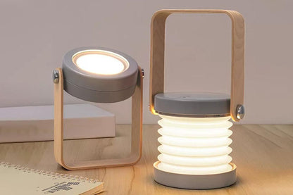 LED Desk Lamp for Office Home Wireless Reading Lamp Dimmable Foldable LED Night Light Portable Camping V1263-JX-6740-1