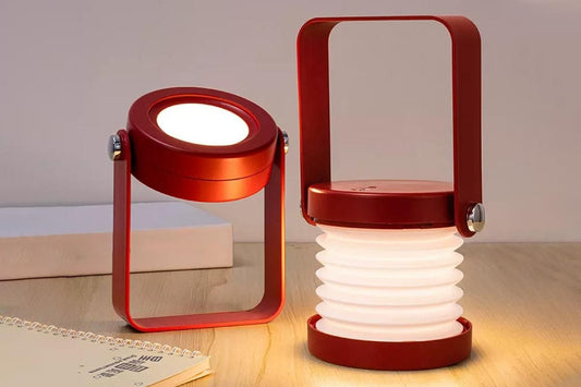 LED Desk Lamp for Office Home Wireless Reading Lamp Dimmable Foldable LED Night Light Portable Camping V1263-JX-6740-2