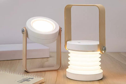LED Desk Lamp for Office Home Wireless Reading Lamp Dimmable Foldable LED Night Light Portable Camping V1263-JX-6740-3