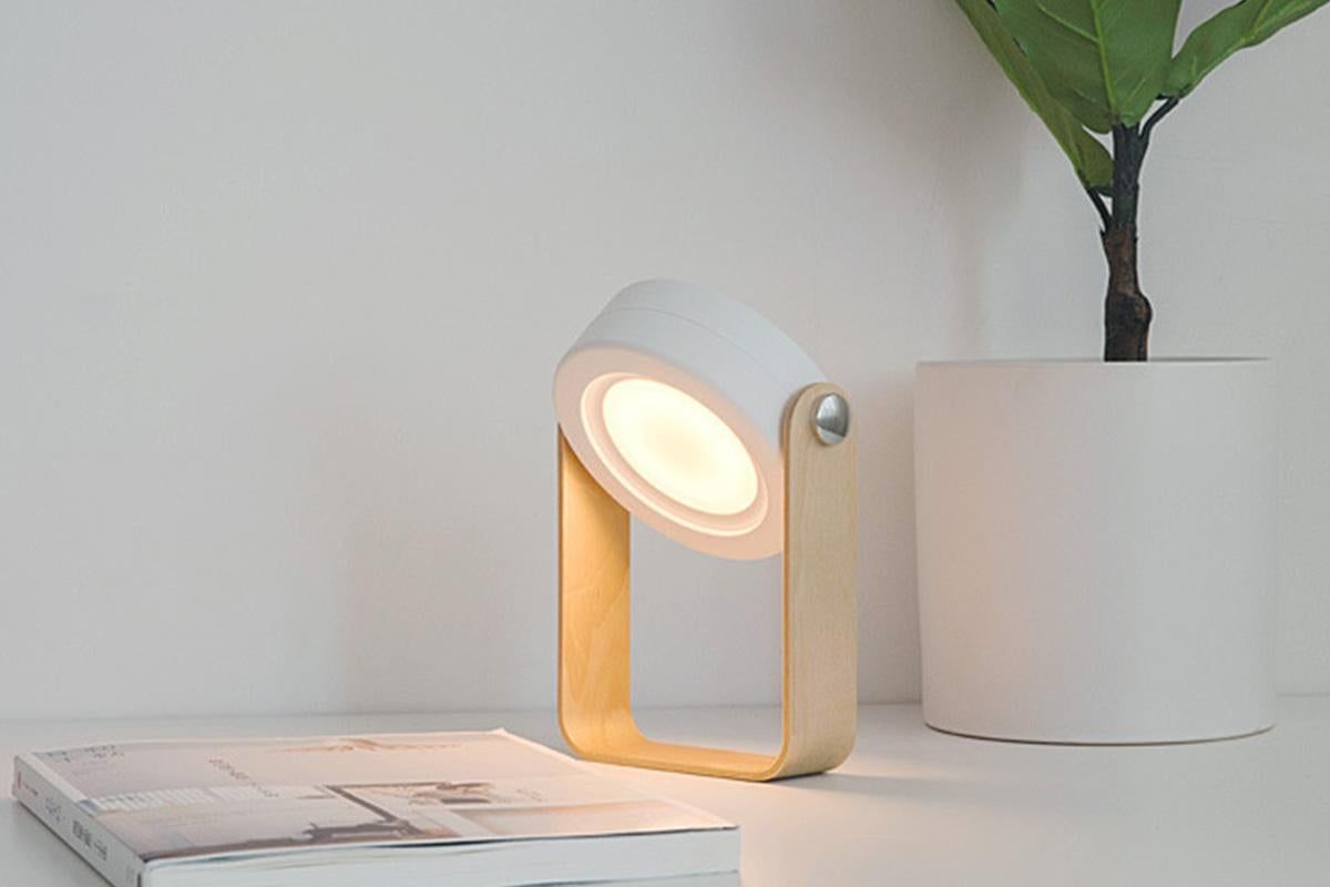 LED Desk Lamp for Office Home Wireless Reading Lamp Dimmable Foldable LED Night Light Portable Camping V1263-JX-6740-3