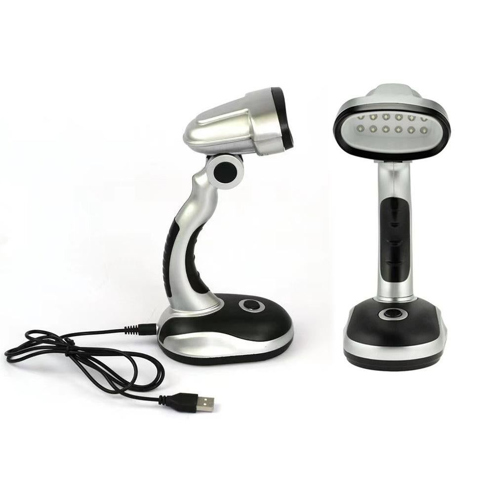 12 Bulb LED Portable Desk Lamp Computer Bedside Table Camping Light V1263-JX-6742