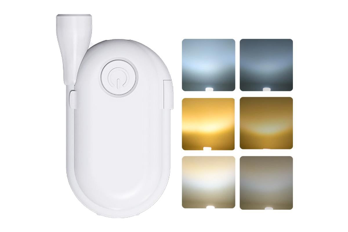 LED Rechargeable Reading Light Mini Clip Book Light V1263-JX-6743