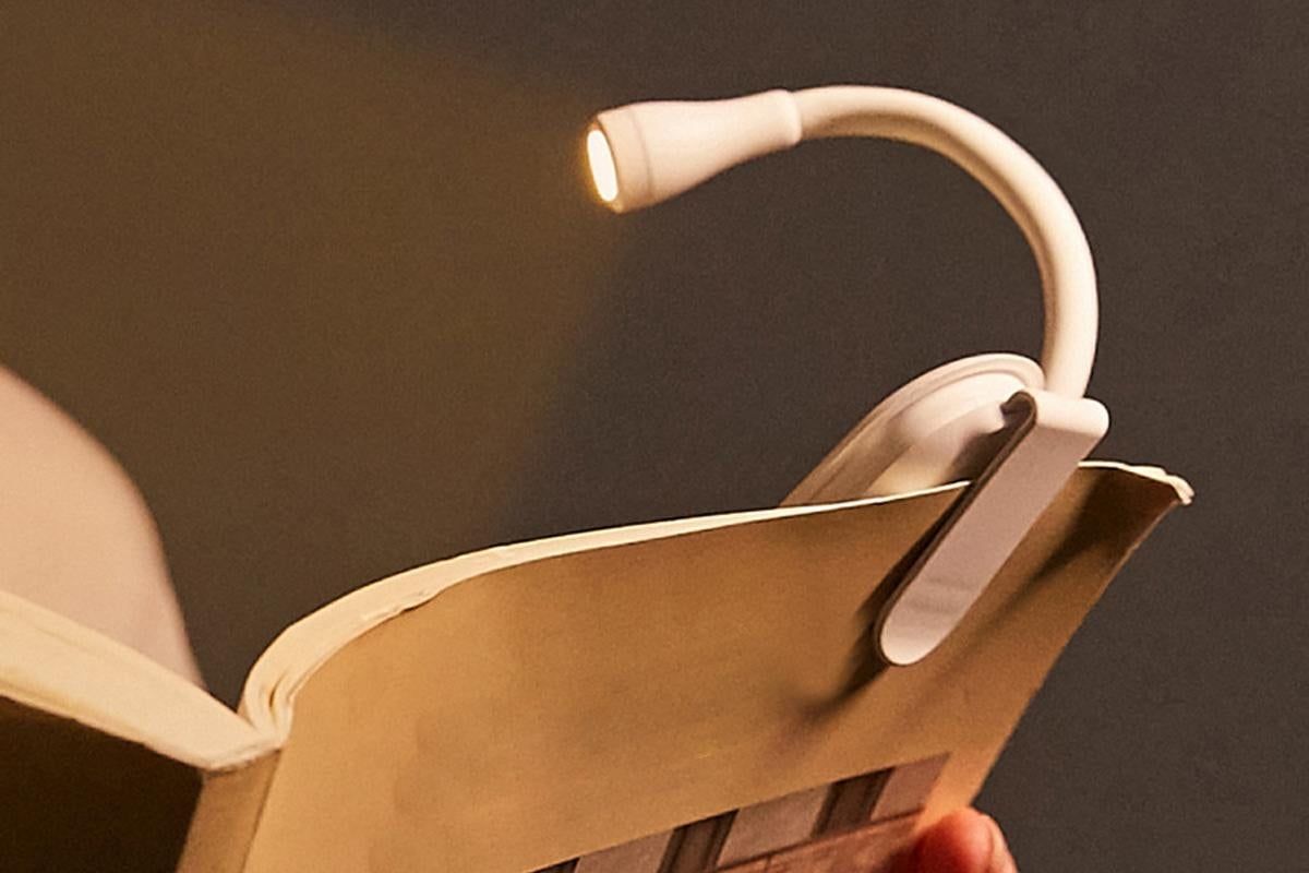 LED Rechargeable Reading Light Mini Clip Book Light V1263-JX-6743