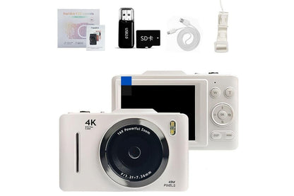 Digital Camera 4K Vlogging Camera for Photography with 32GB Card 48MP Portable Digital Camera with 16X Zoom - V1263-JX-6745-3