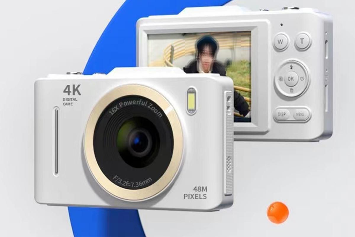 Digital Camera 4K Vlogging Camera for Photography with 32GB Card 48MP Portable Digital Camera with 16X Zoom - V1263-JX-6745-3