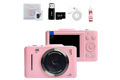 Digital Camera 4K Vlogging Camera for Photography with 32GB Card 48MP Portable Digital Camera with 16X Zoom - V1263-JX-6745-3