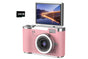HD 1080P Flip Screen Retro Digital Camera 2.4-inch Display with 64GB TF Card - Pink V1263-JX-6746-2