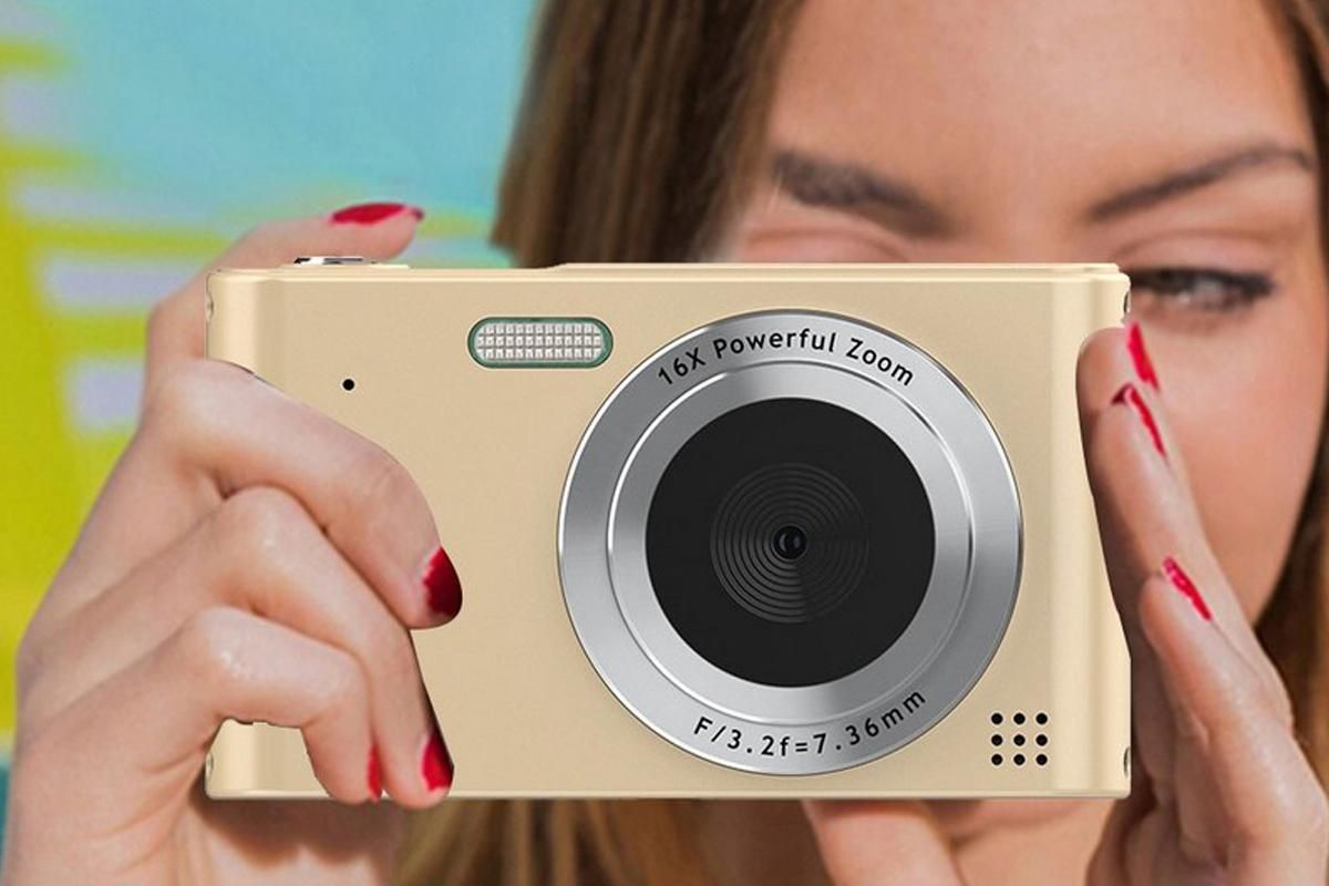 4K HD Digital Camera for Photography and Video Vlogging Camera Camera with 32G Memory Card 16X Digital Zoom V1263-JX-6748-2