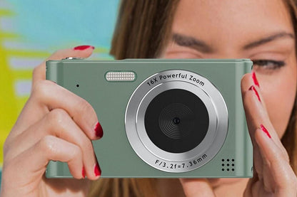 4K HD Digital Camera for Photography and Video Vlogging Camera Camera with 32G Memory Card 16X Digital Zoom V1263-JX-6748-3