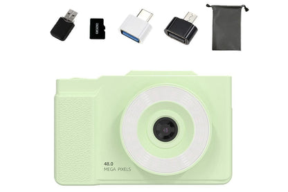 Digital Camera With 180 Degree Flip Screen 16X Digital Zoom Camera With 32G Memory Card -White V1263-JX-6750-3