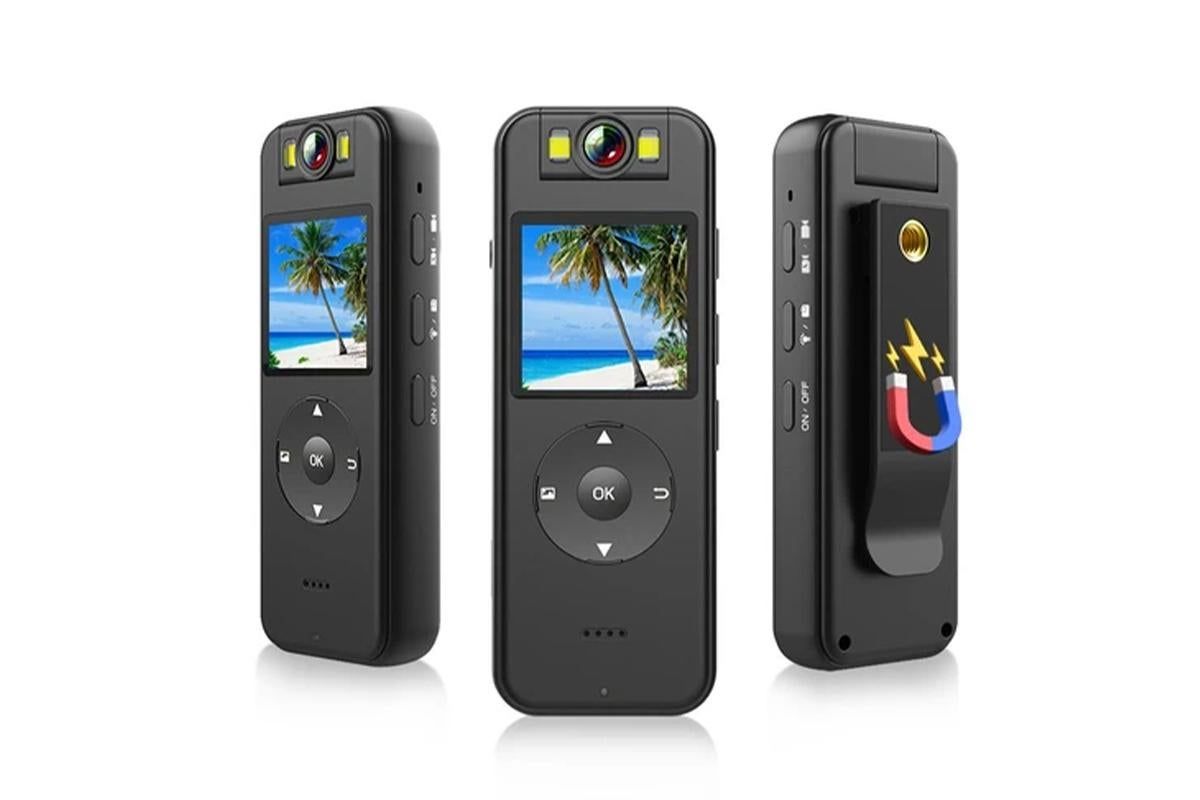 4K Mini Body Camera One-Button Recording Portable Camcorder WiFi for Vlogging Travel Sports V1263-JX-6751