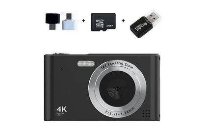 4K Digital Camera for Photography Vlogging Camera for YouTube Video 16X Digital Zoom with 32G Memory Card - V1263-JX-6752-1