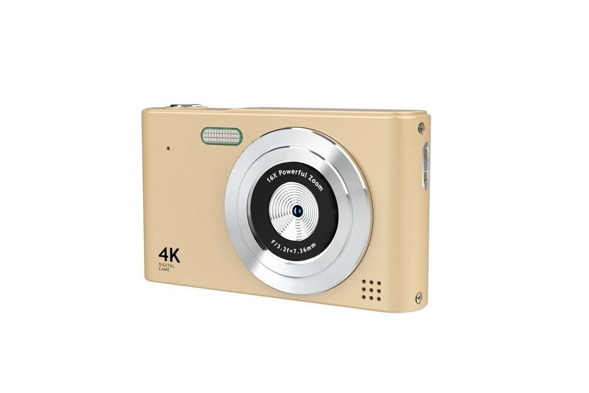4K Digital Camera for Photography Vlogging Camera for YouTube Video 16X Digital Zoom with 32G Memory Card - V1263-JX-6752-2
