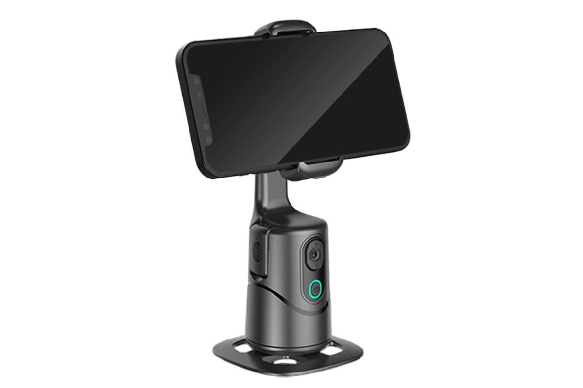 Auto Face Tracking Tripod 360 degrees Rotating Auto Tracking Phone Stand with Remote Gesture Control for V1263-JX-6754